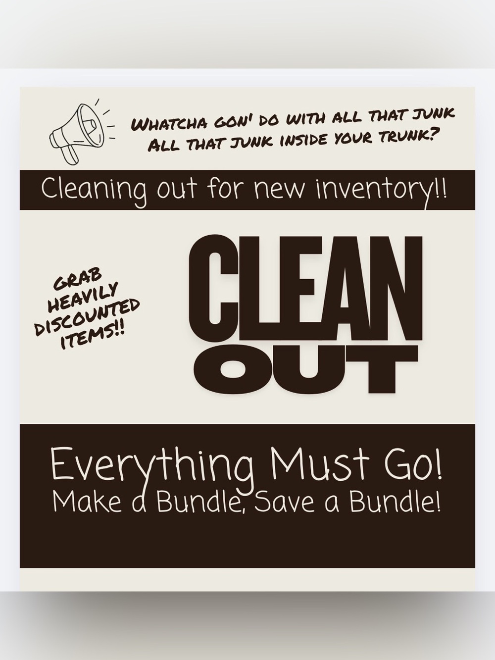 Sale Announcement